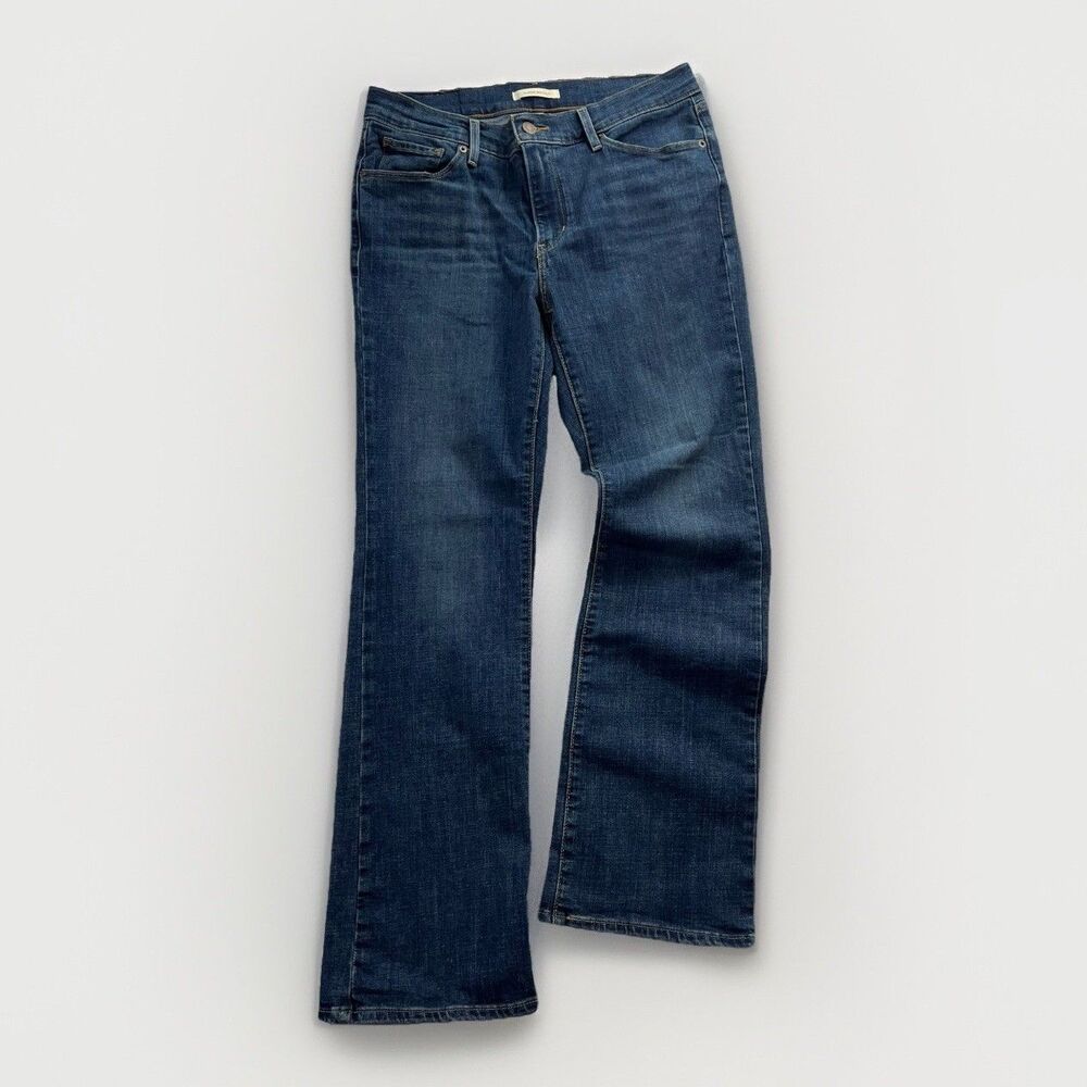 Levis Classic‎ Boot Cut Denim Pants Size 8 Mid Rise